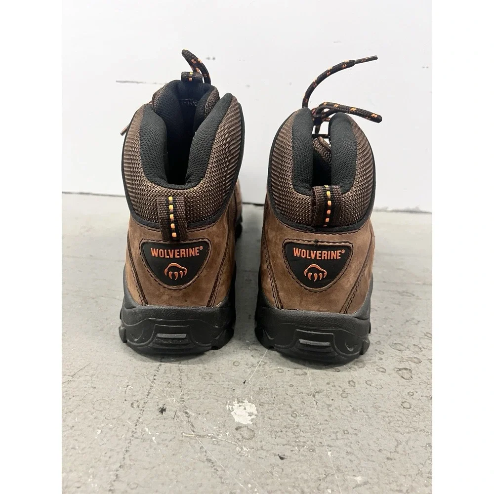 Wolverine Men's Brown Safety Toe Work Boots Waterproof Hiking Workwear Size 9.5M